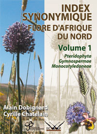 Index Synonymique Flore d'Afrique du Nord vol.1