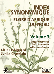 Index Synonymique Flore d'Afrique du Nord vol.3